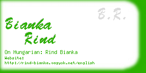 bianka rind business card